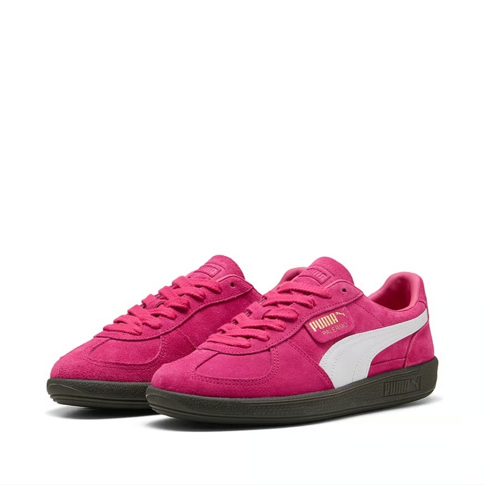 PUMA PALERMO LEATHER SNEAKERS PUMA PINK - Picture 2 of 13